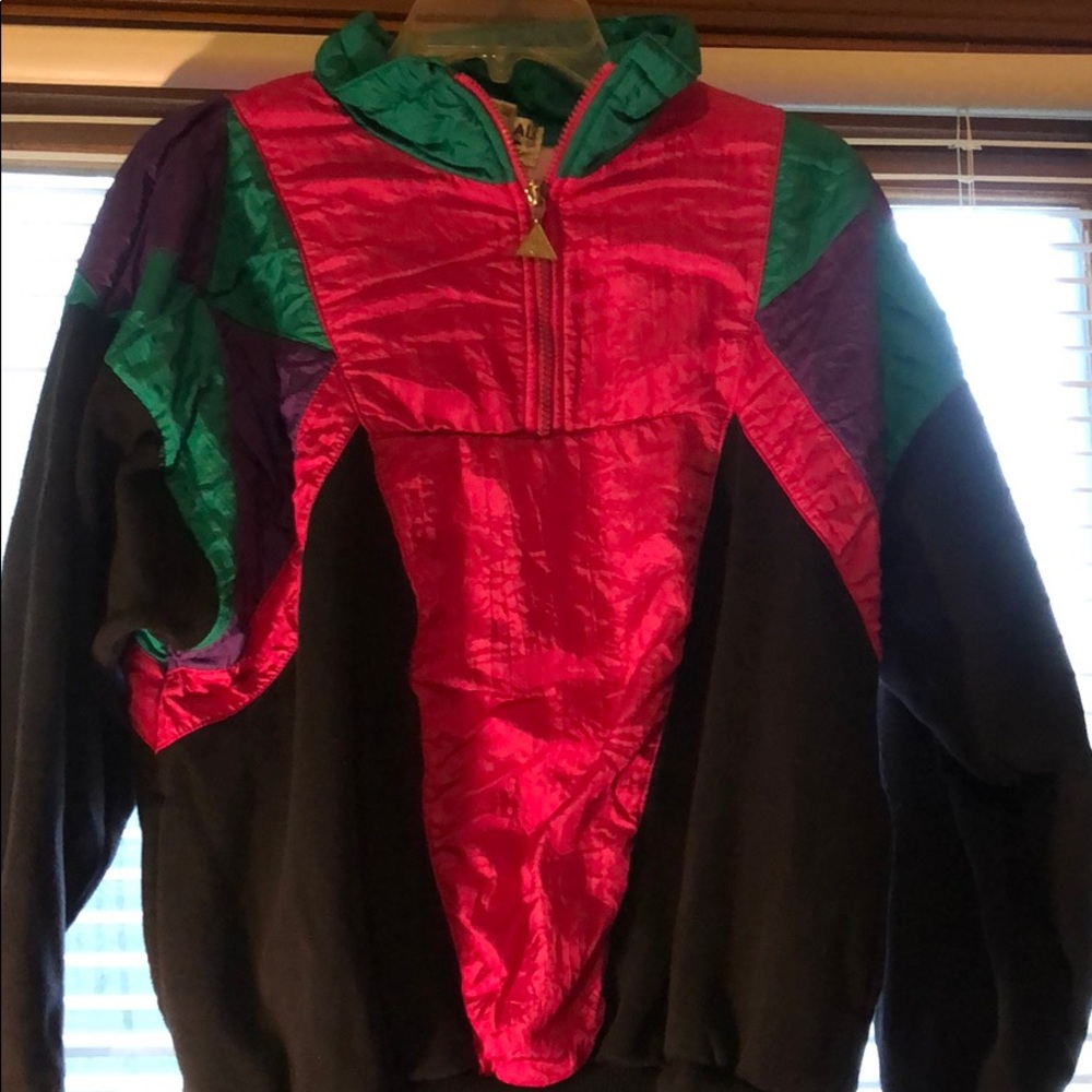 Vintage color block sweatshirt